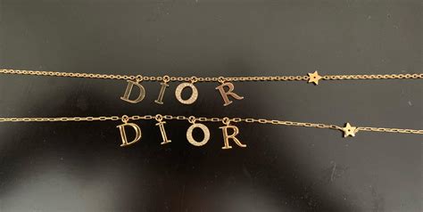 fake dior jewelry|dior letter necklace dupe.